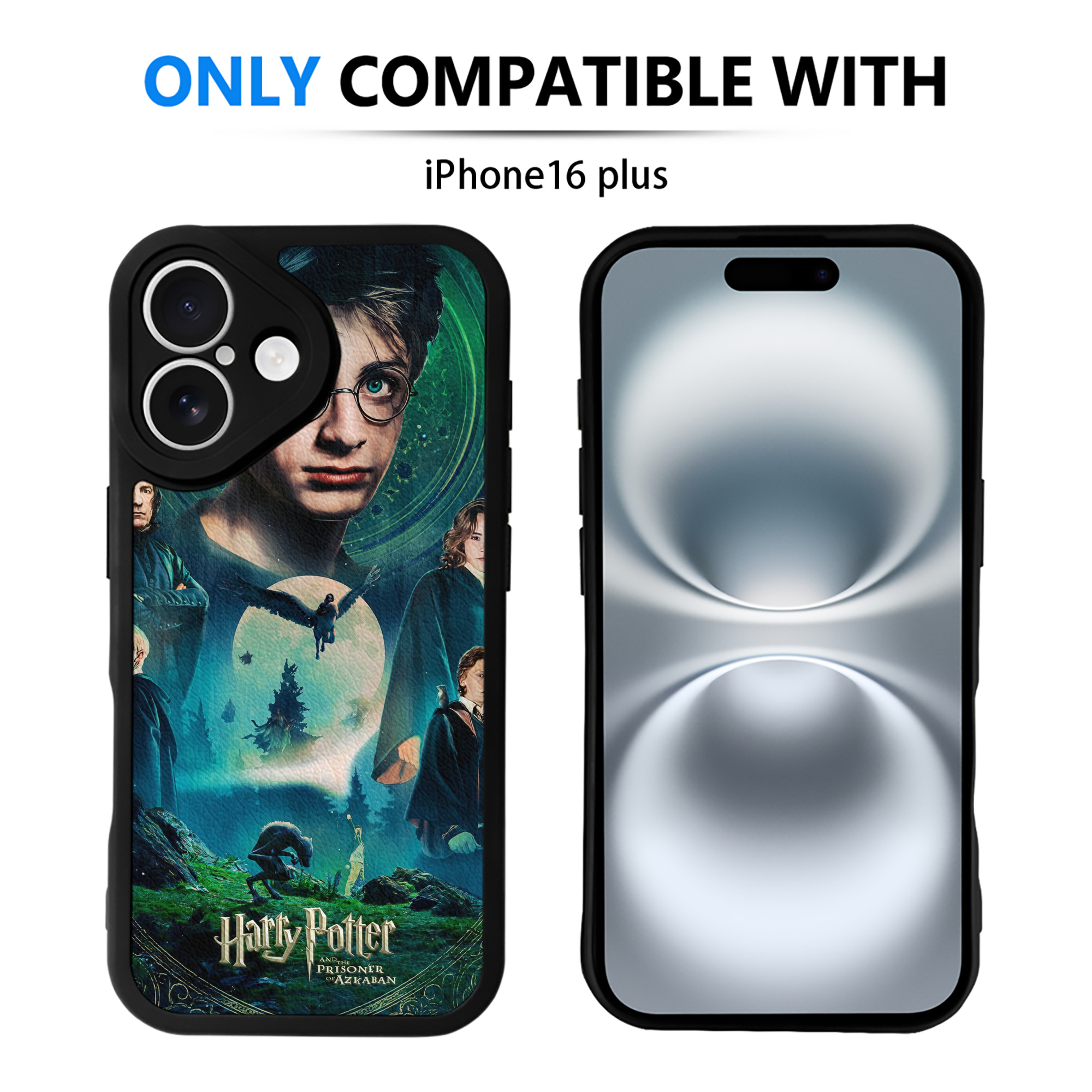 （画像用） Harry Potter ハリー・ポッターシリーズ 【iPhone 16シリーズ対応】シリコンスマホケース（レザー調） 材質：シリコン